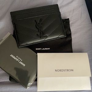 Authentic YSL Card Holder
